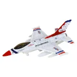 Realistyczny myśliwiec zabawka z generatorem pary wodnej