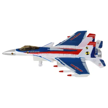 Efektowny model samolotu z efektem pary do zabawy w domu i na zewnątrz