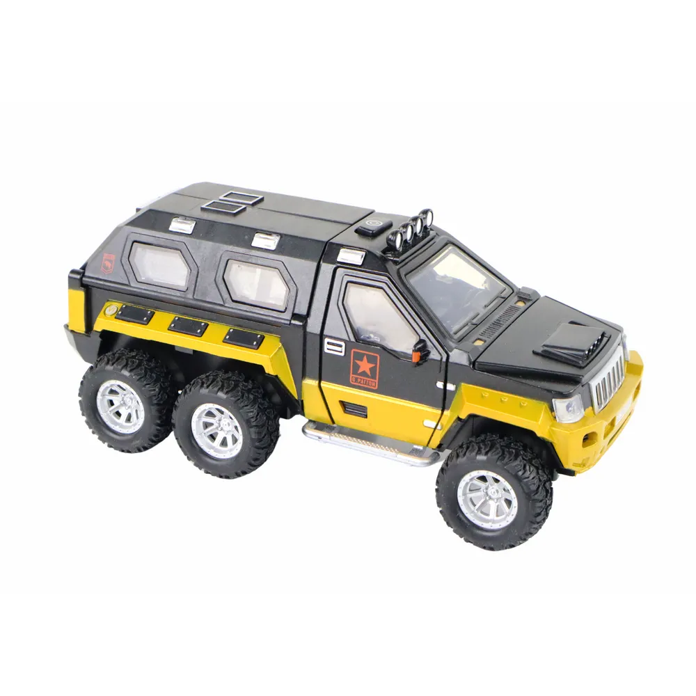 Realistyczny pojazd wojskowy dla dzieci z efektami dźwiękowymi i świetlnymi