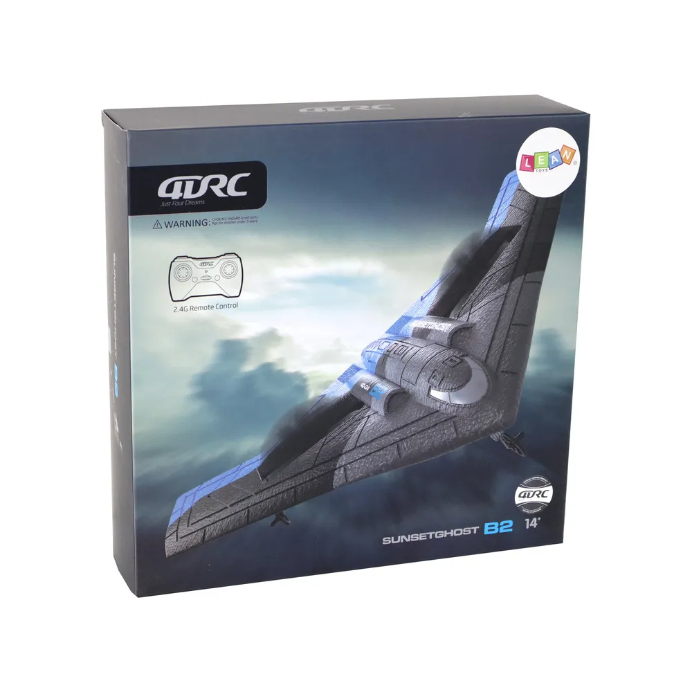 Detale skrzydeł i śmigieł w modelu samolotu 4D-G4