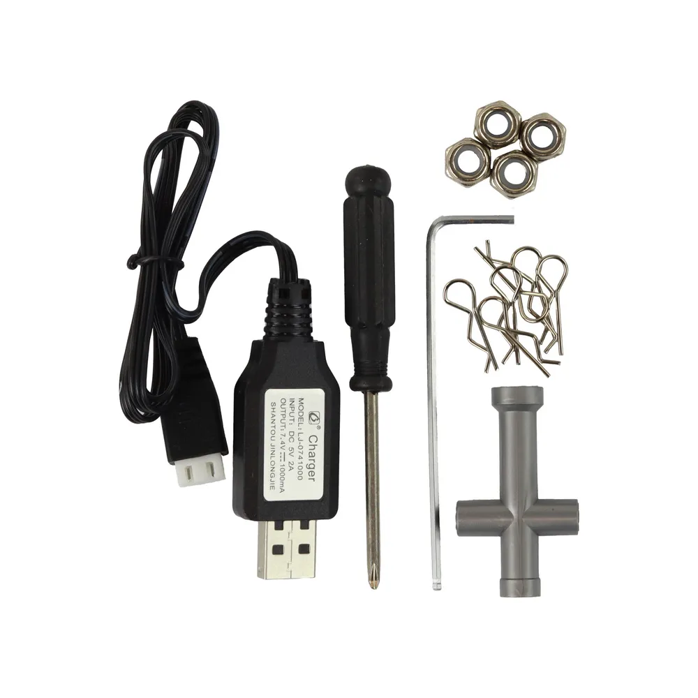 Prezentacja opakowania samochodu terenowego RC Rabbits