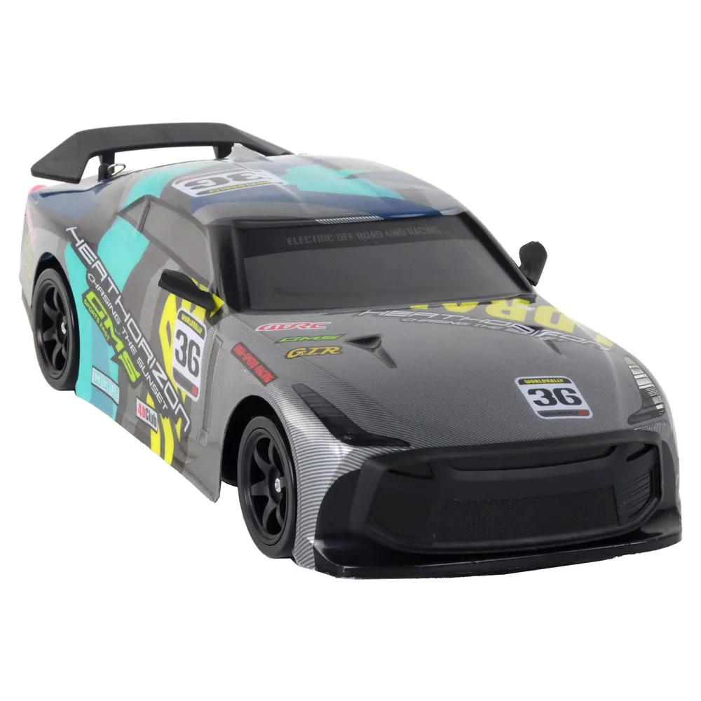 widok akumulatora li-ion w aucie zdalnie sterowanym