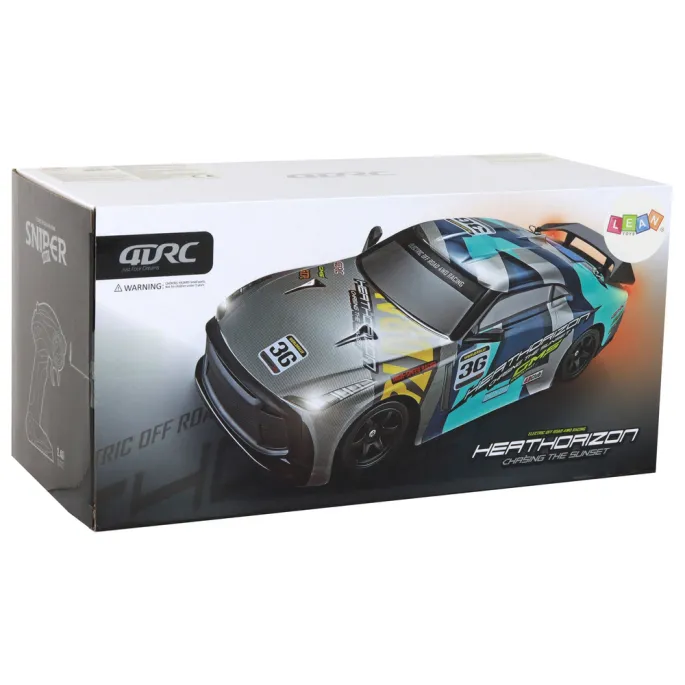 zestaw rc auto sportowe 1:16 z dodatkowymi kołami i pilotem