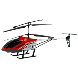 Zdalnie sterowany śmigłowiec RC podczas startu na dworze