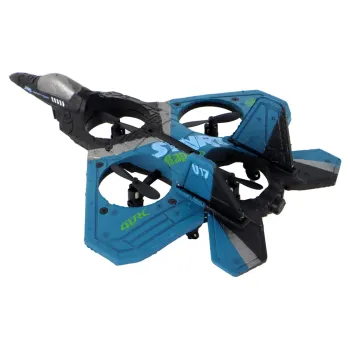 Model samolotu myśliwca z pilotem i akcesoriami do zabawy