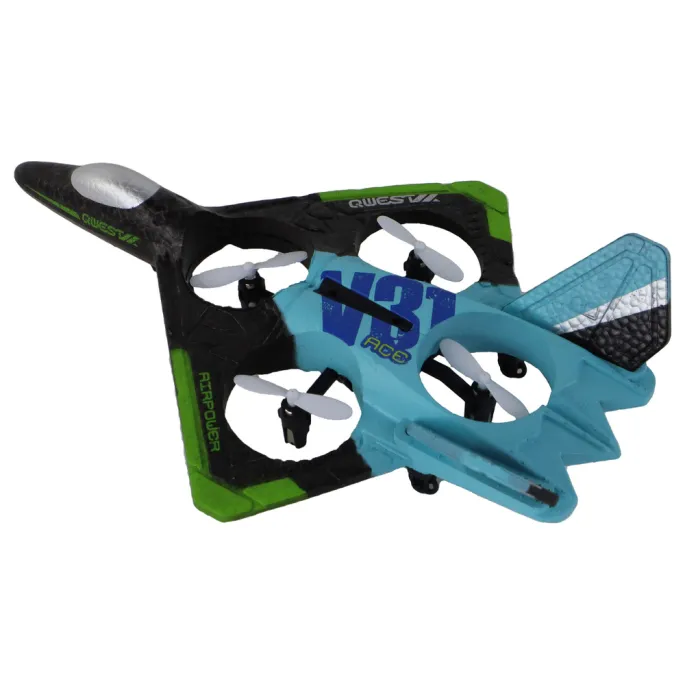 Samolot zabawka RC z pilotem i akcesoriami zestawu