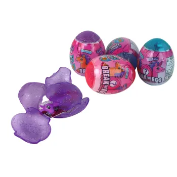 Pękające Jajo Brokatowe Jednorożec - Zestaw Losujący, Kolorowe Skorupy, 12 Elementów
