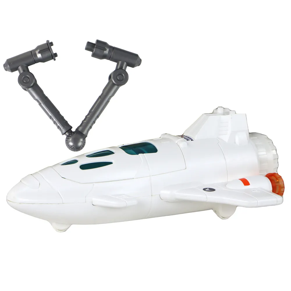 Pełny zestaw: rakieta, kosmonauta, dron i mechaniczne ramię dla dzieci