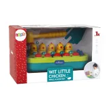 Zestaw do gry zręcznościowej z kurczaczkami i młotkiem dla najmłodszych