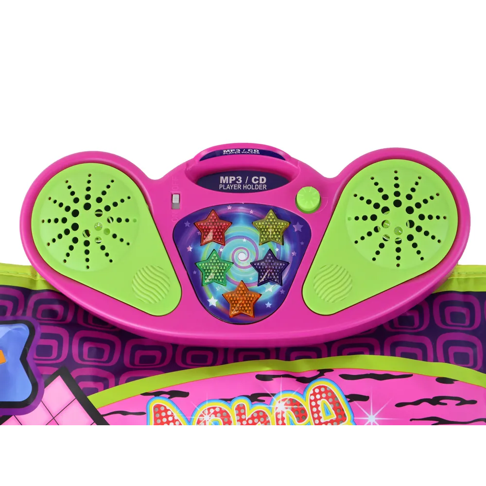 Kolorowa mata do tańca dla dzieci o wymiarach 91 x 93 cm