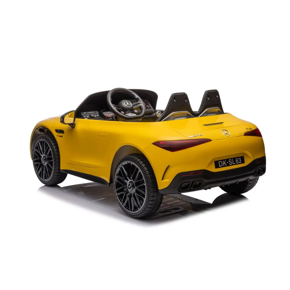 Auto Na Akumulator Mercedes AMG SL63 Żółty Lakierowany