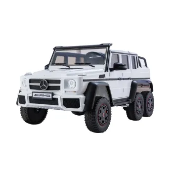 Auto Na Akumulator Mercedes G63 6x4 24V Biały