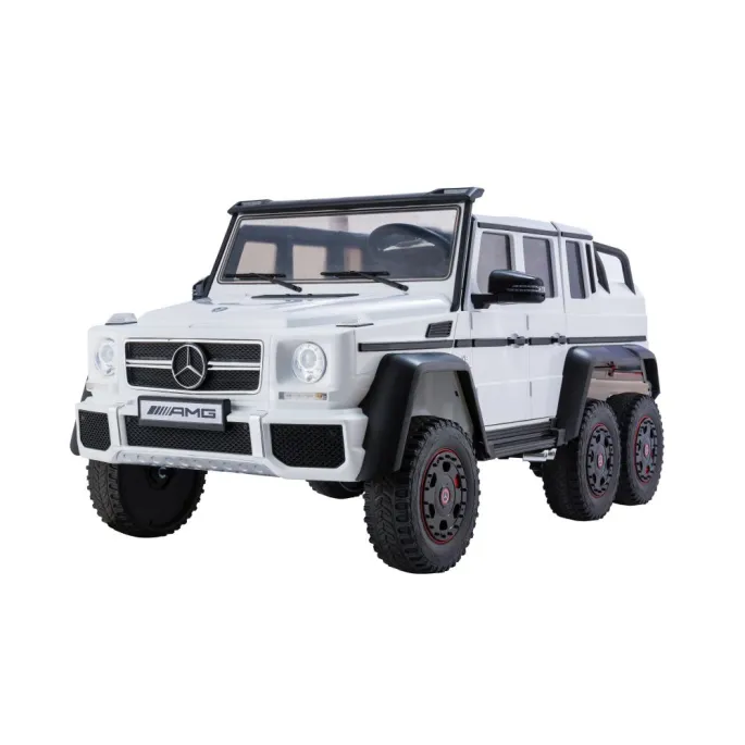 Auto Na Akumulator Mercedes G63 6x4 24V Biały
