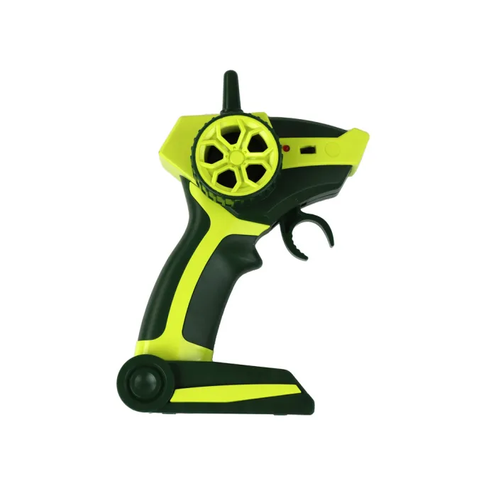 Pilot do zdalnie sterowanego żółtego ambulansu dziecięcego