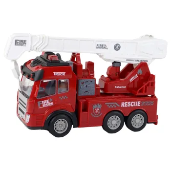 Straż Pożarna Z Dźwigiem Model Zdalnie Sterowany