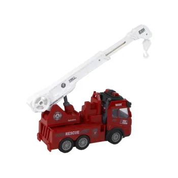 Czerwony wóz strażacki z efektami świetlnymi i dźwiękowymi