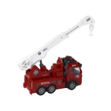 Czerwony wóz strażacki z efektami świetlnymi i dźwiękowymi