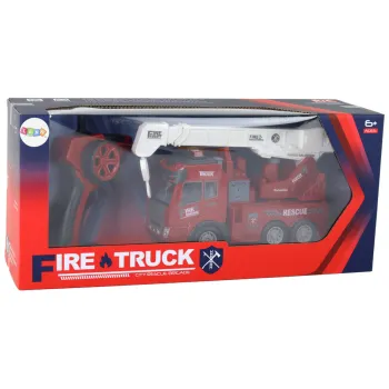Zestaw straży pożarnej z dźwigiem w opakowaniu produktowym