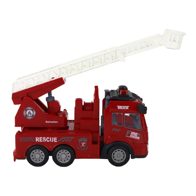 Regulowana drabina w modelu zdalnie sterowanym pojazdu strażackiego