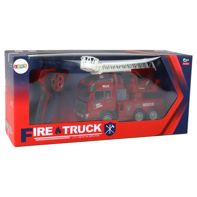 Realistyczny pojazd strażacki do kreatywnej zabawy w domu