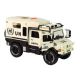 Model auta terenowego z gumowymi kołami i efektami dźwiękowymi