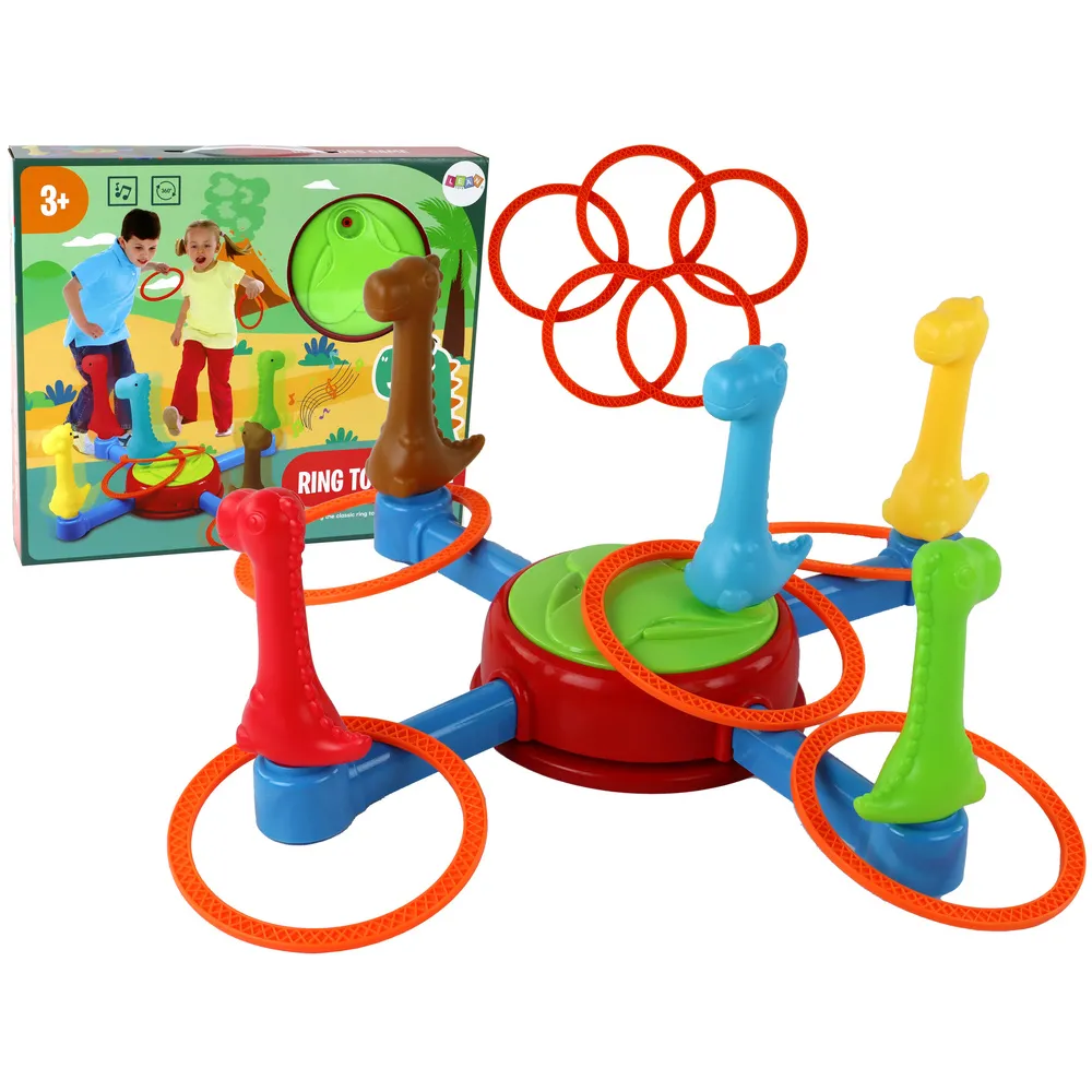 Gra Zabawka Zręcznościowa Dinozaury Ringi 360*