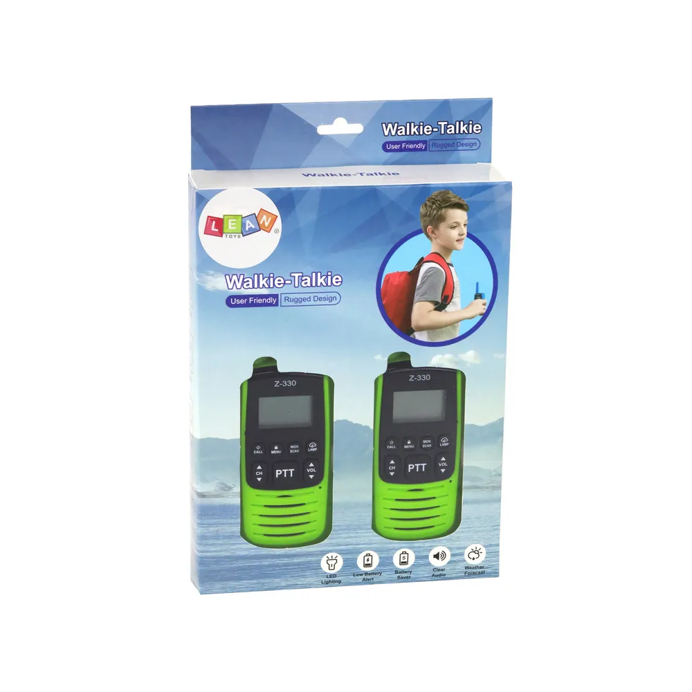 Wytrzymałe walkie-talkie z funkcją prognozy pogody i certyfikatem CE