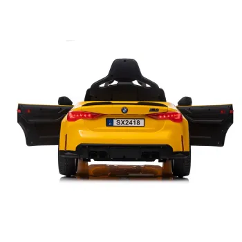 Auto Na Akumulator BMW M4 Żółte