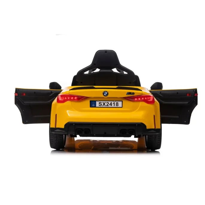 Auto Na Akumulator Bmw M4 Zółte