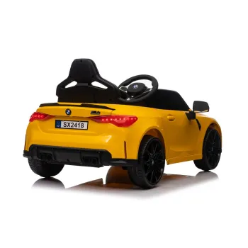 Auto Na Akumulator Bmw M4 Zółte
