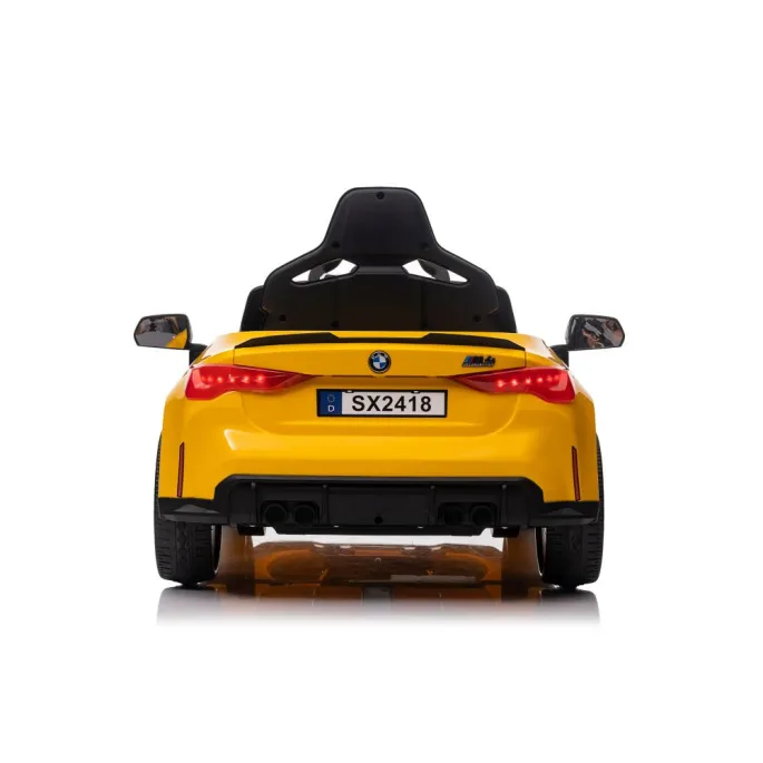 Auto Na Akumulator Bmw M4 Zółte