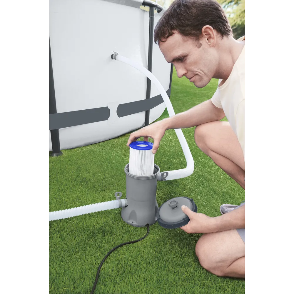 Pompa basenowa Bestway przeznaczona do rodzinnych basenów rozporowych