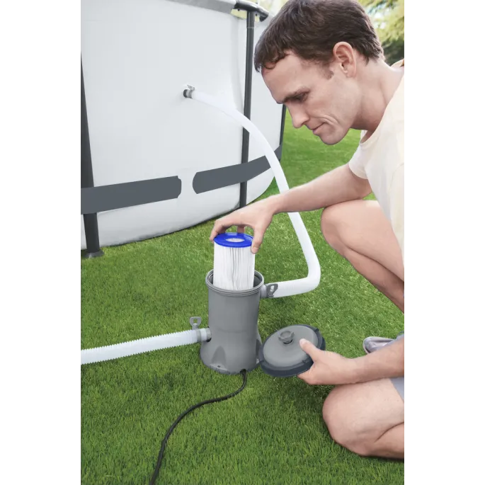 Pompa basenowa Bestway przeznaczona do rodzinnych basenów rozporowych