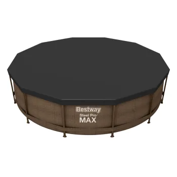 Zabezpieczenie basenu ogrodowego przed zabrudzeniami dzięki pokrywie