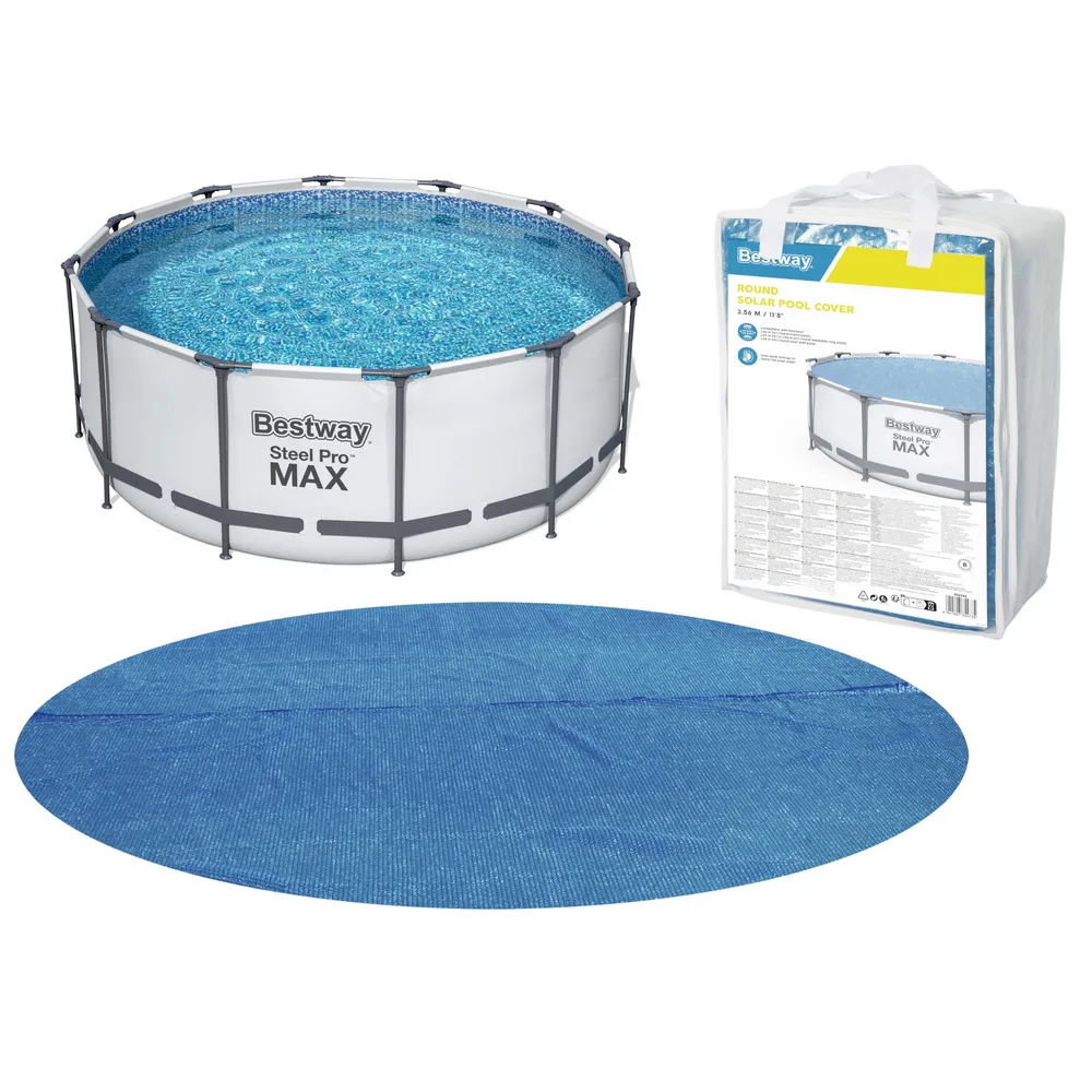 Pokrywa solarna do basenu 366 cm Bestway widok z góry