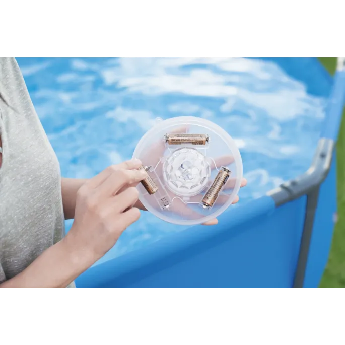 Pływająca lampa LED do basenu z czterema kolorami światła