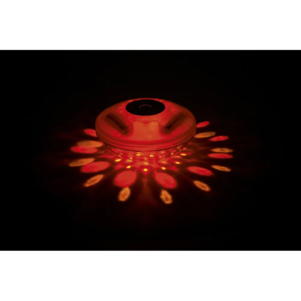 Efektowne oświetlenie wody lampą basenową Bestway LED