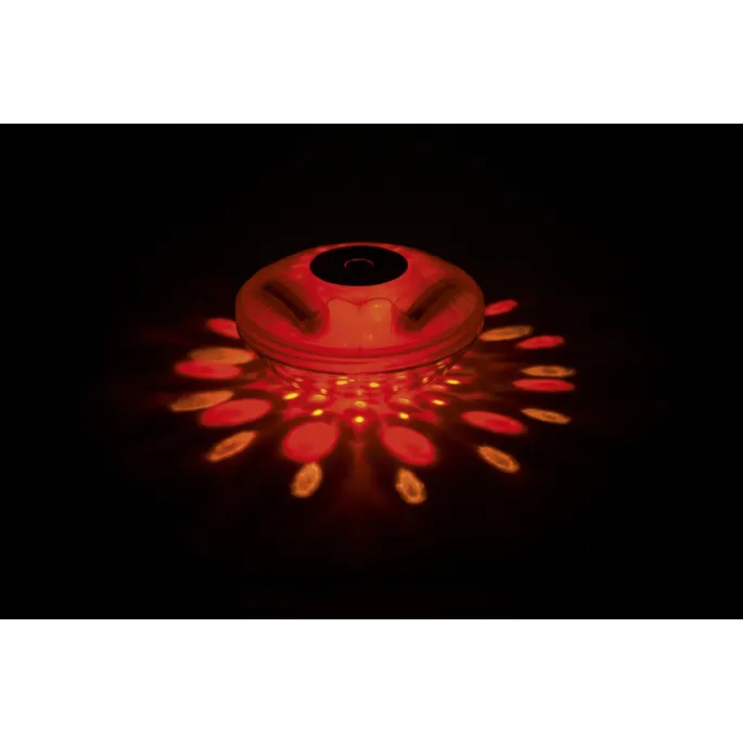 Efektowne oświetlenie wody lampą basenową Bestway LED