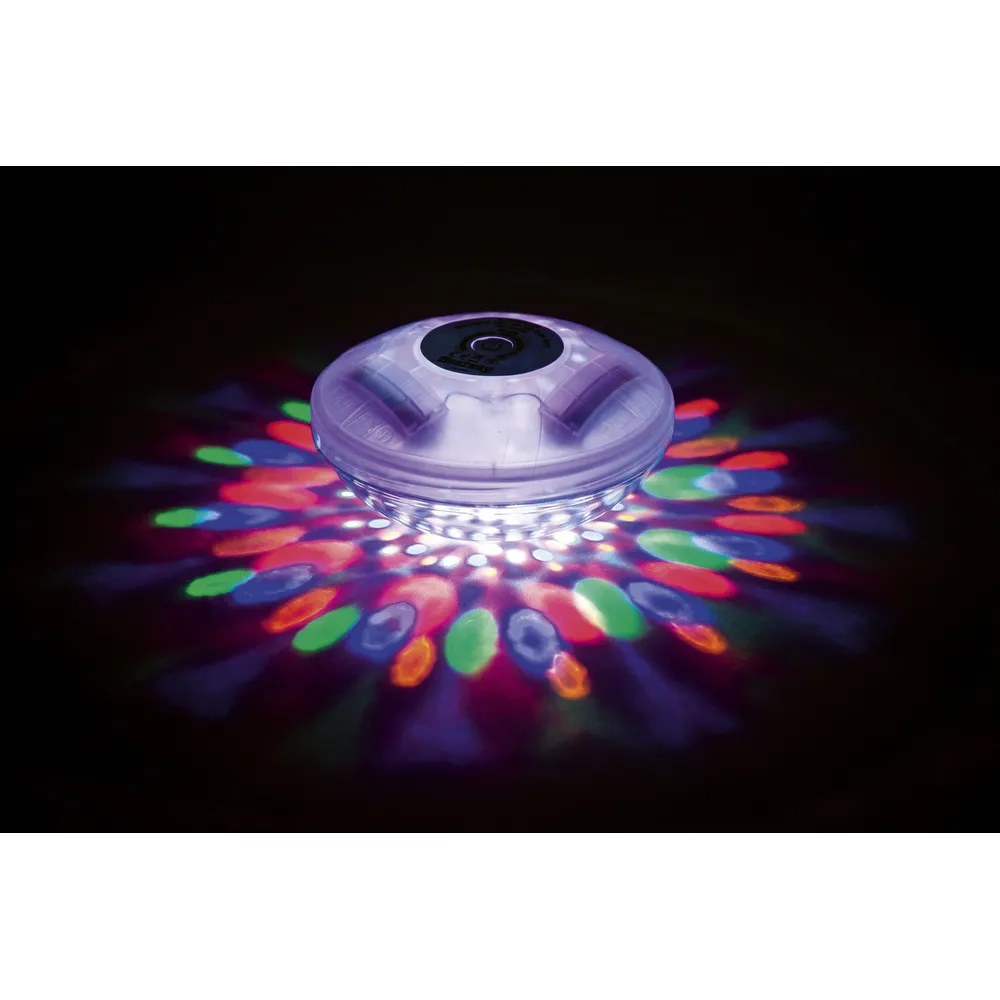 Tryby migania światła w lampie LED Bestway do basenu