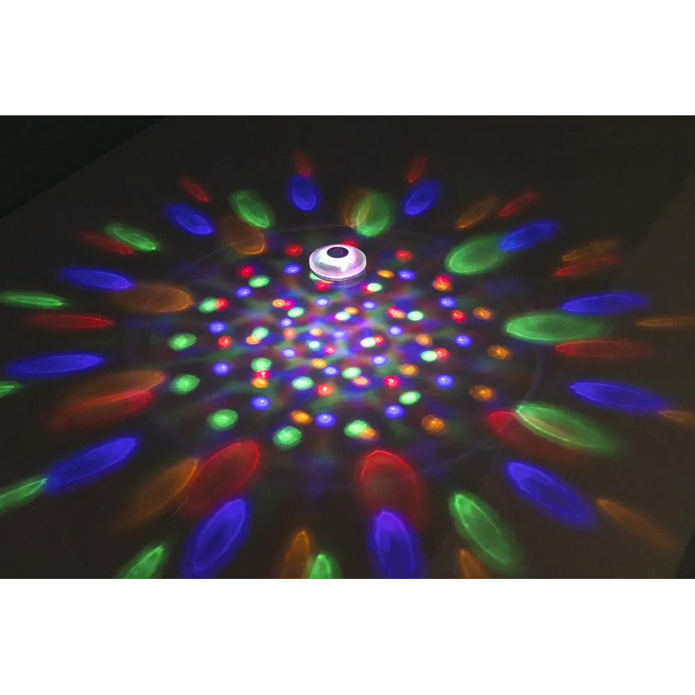 Lampa na baterie do stawu lub oczka wodnego z efektem kolorów