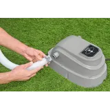 Zbliżenie na panel sterowania podgrzewacza wody Bestway 58259