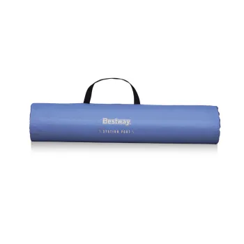 Namiot Bestway 68002 wykorzystany jako kabina prysznicowa podczas biwaku