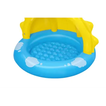 Bezpieczny dmuchany basen do ogrodu, miękkie dno, 101 cm średnicy