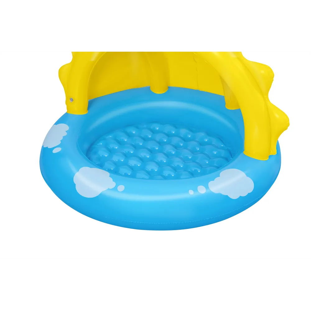 Bezpieczny dmuchany basen do ogrodu, miękkie dno, 101 cm średnicy