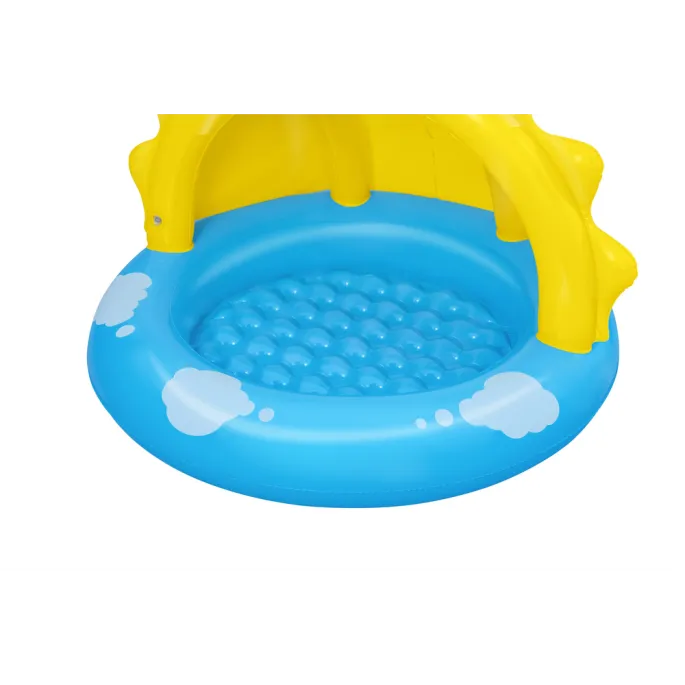Bezpieczny dmuchany basen do ogrodu, miękkie dno, 101 cm średnicy