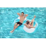 Wygodny podwójny materac wodny Bestway na jezioro, basen lub morze