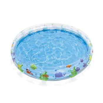 Wytrzymały dziecięcy basen do ogrodu wykonany z odpornego PVC