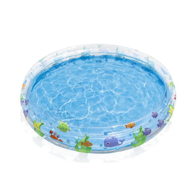 Wytrzymały dziecięcy basen do ogrodu wykonany z odpornego PVC