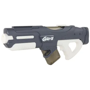 Duży Pistolet Na Wodę Szary 750ml z Okularami – Zasilany Akumulatorem