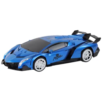 Samochód-Robot Transformacja R/C 1:10 Niebieski, Sterowanie Gestami